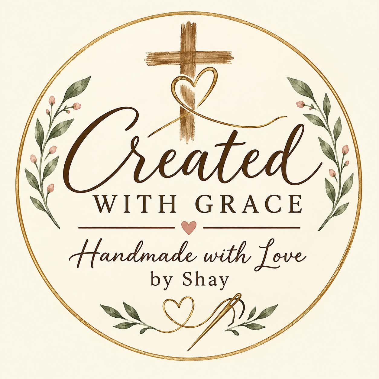 Created With Grace watercolor logo
